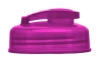 Garyline® Mini Mountain Tritan® Bottle with Flip-Top Lid - 22 oz. - Translucent hot pink lid